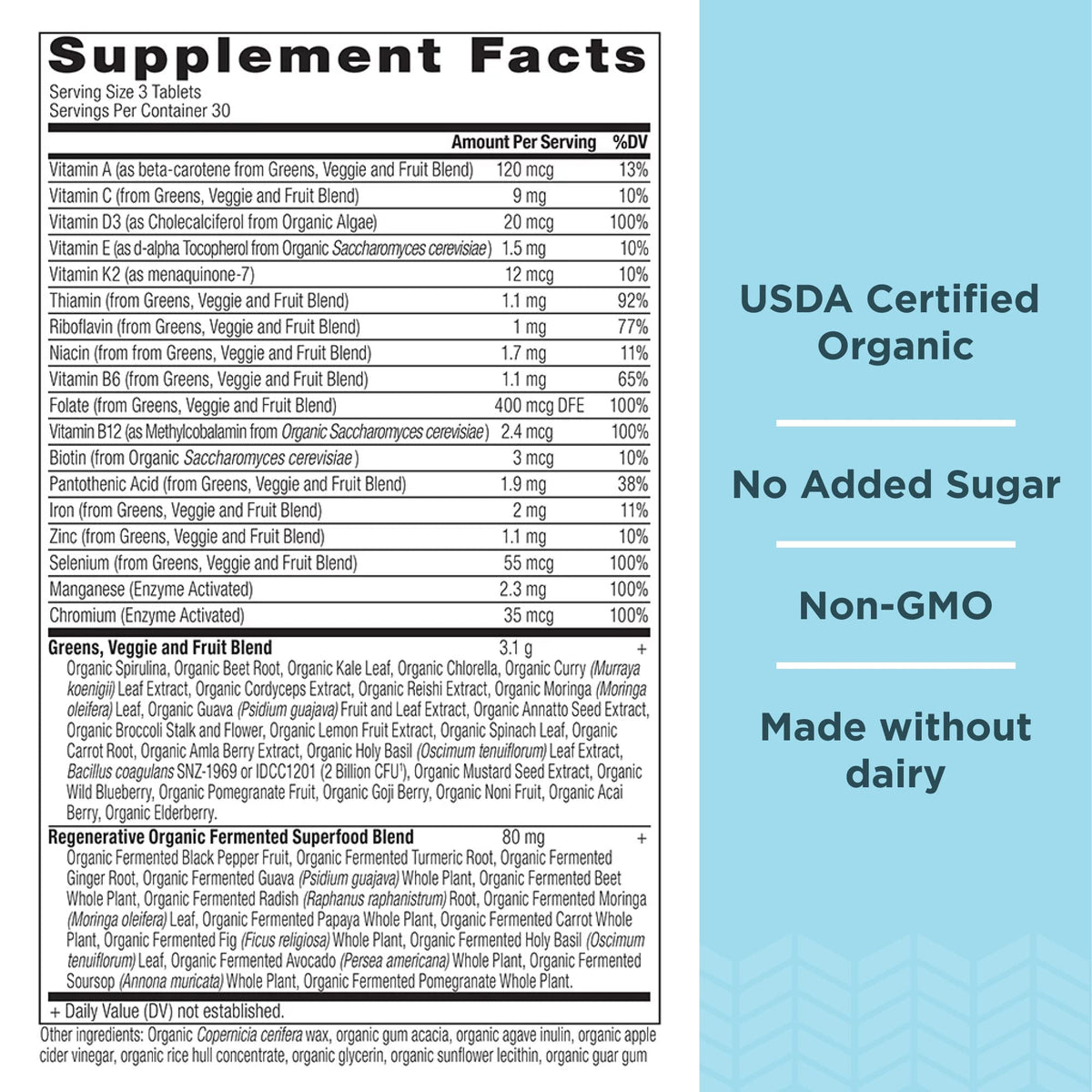 Ancient Nutrition Super Greens with Probiotics