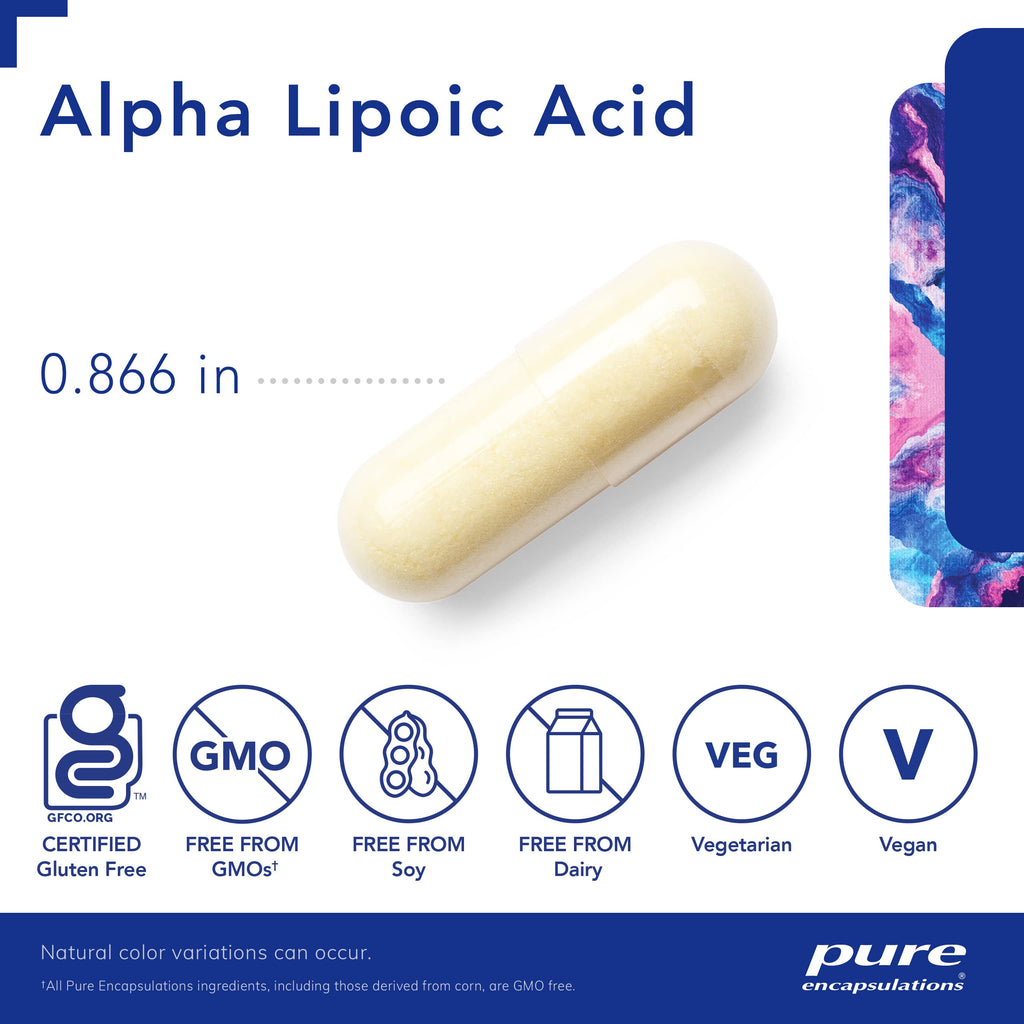 Pure Encapsulations Alpha Lipoic Acid 400 mg