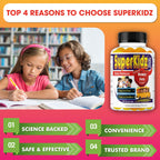 Superkids Kids Focus Gummies with Omega 3 DHA - 60 Count - image 4