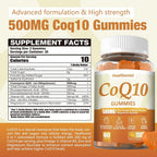 Healtionist CoQ10 500mg Gummies with Omega-3 & Magnesium - 120 Gummies - image 2