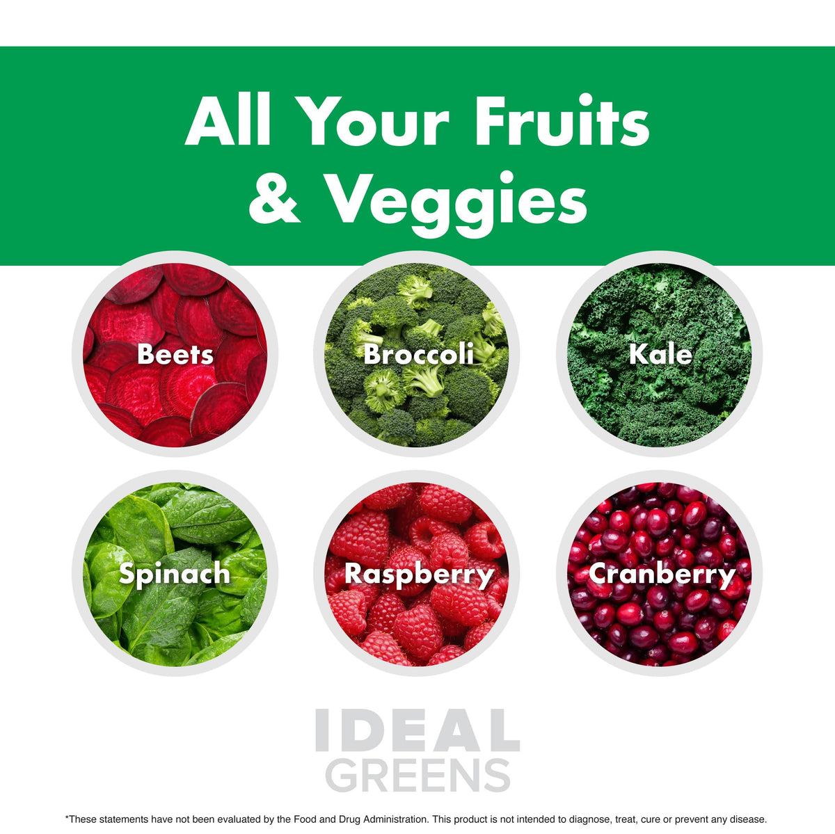 NutraOne Ideal Greens Antioxidant Superfood Powder Berry - 30 Servings - image 6