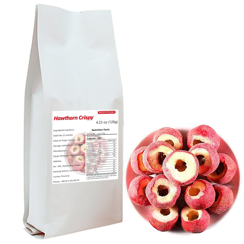 MIHUNTANG Dried Hawthorn Seedless Whole Fruit - 4.23oz
