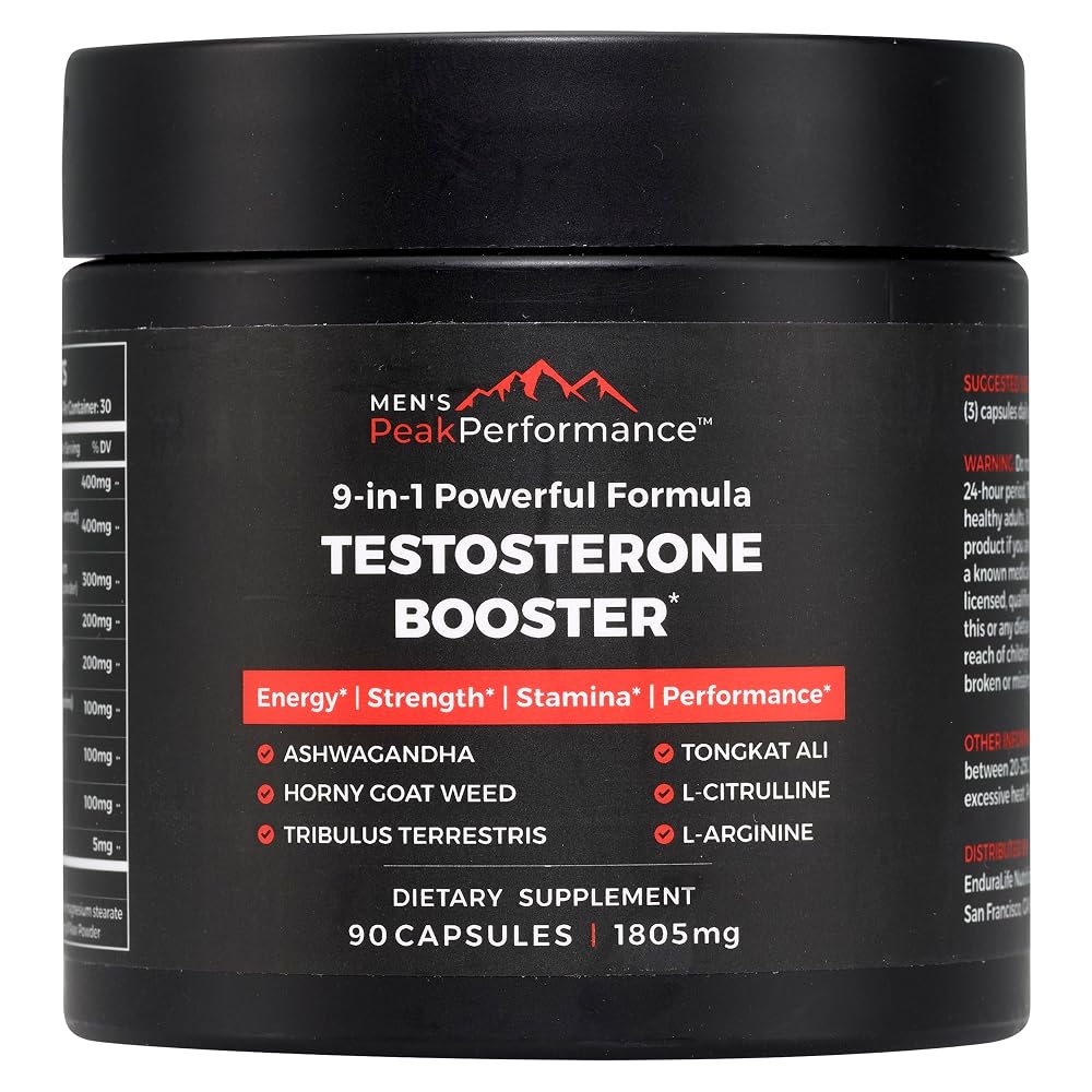 MEN'S PeakPerformance Testosterone Booster - 90 Capsules