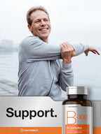 Horbäach Vitamin B-100 Complex - 60 Vegetarian Capsules - image 6