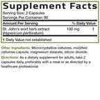 Bronson St. John's Wort 700 MG per Serving Hypericum Perforatum