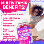 NuttraFaza Vegetarian Multivitamin Gummies for Women - 90 Gummies - image 2