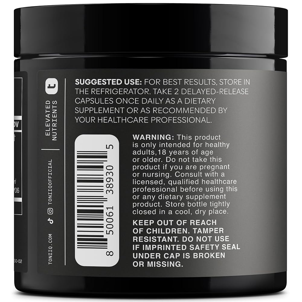 Toniiq Men's Probiotic 200 Billion CFU - 60 Capsules - image 9