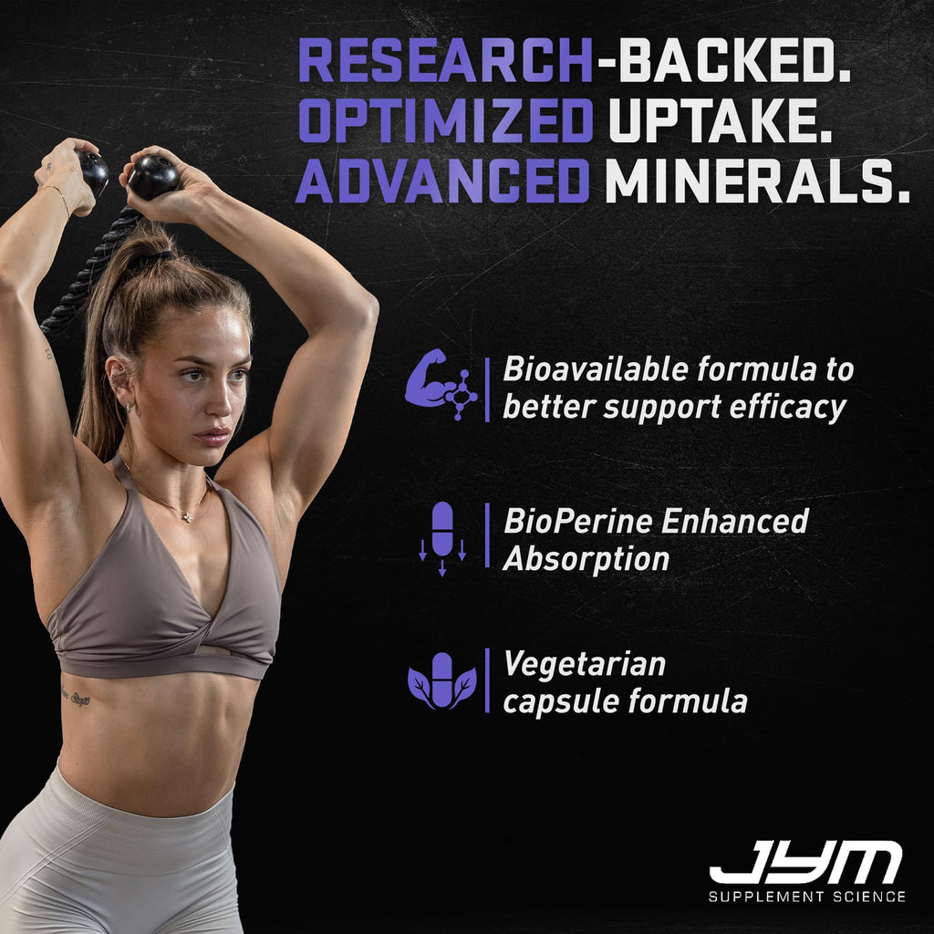 JYM Supplement Science ZMA Zinc & Magnesium - 90 Vegetarian Capsules - image 6