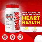NutraRize Young Blood Factor Capsules Energy Support - 120 Capsules - image 3