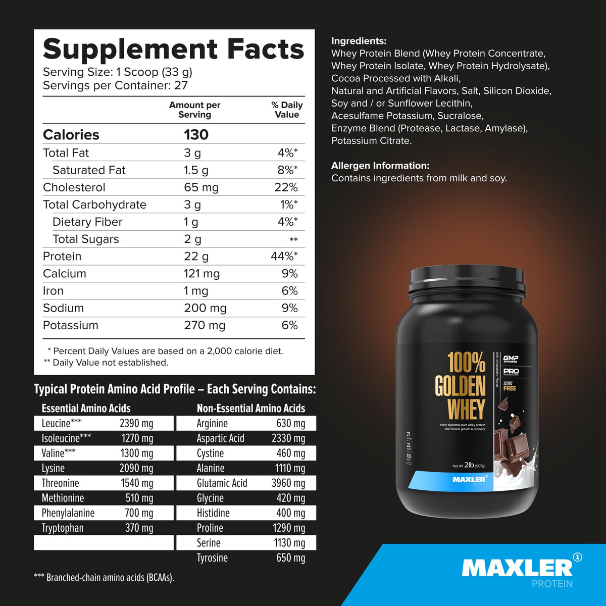 Maxler 100% Golden Whey