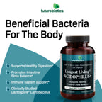 Futurebiotics Longest Living Acidophilus+ - 100 Vegetarian Capsules - image 4