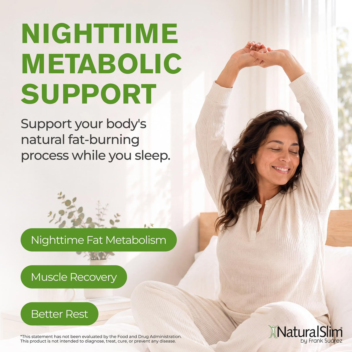 NaturalSlim NoctiBurn Nighttime Metabolic Support - 120 Capsules - image 2
