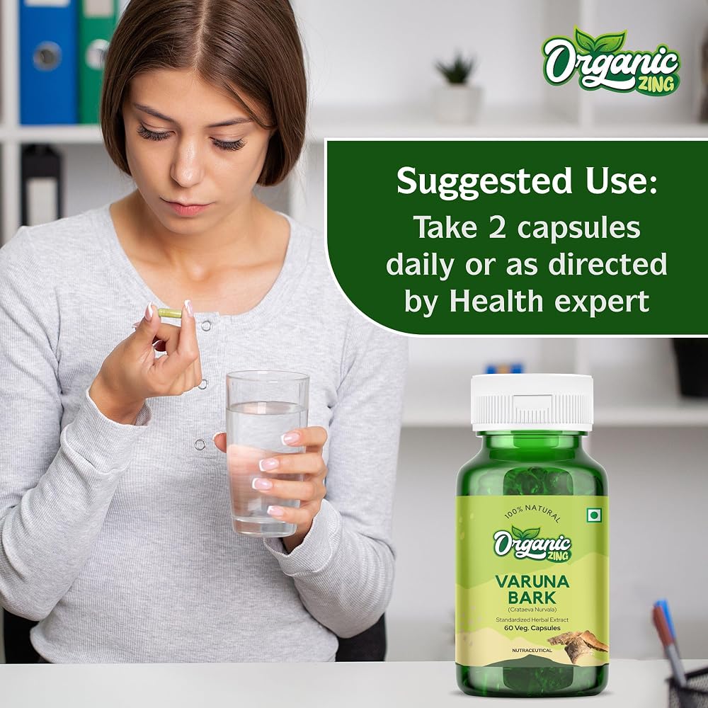 Organic Zing Varuna Bark Standardized Herbal Extract - 60 Vegetarian Capsules - image 7