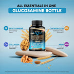 NUTRAHARMONY Glucosamine Chondroitin MSM Collagen - 240 Capsules - image 4