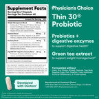 Physician's CHOICE Probiotics for Weight Management & Bloating- 6