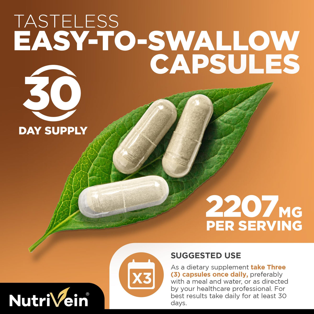 Nutrivein Magnesium L-Threonate 2207mg - 90 Capsules - image 6