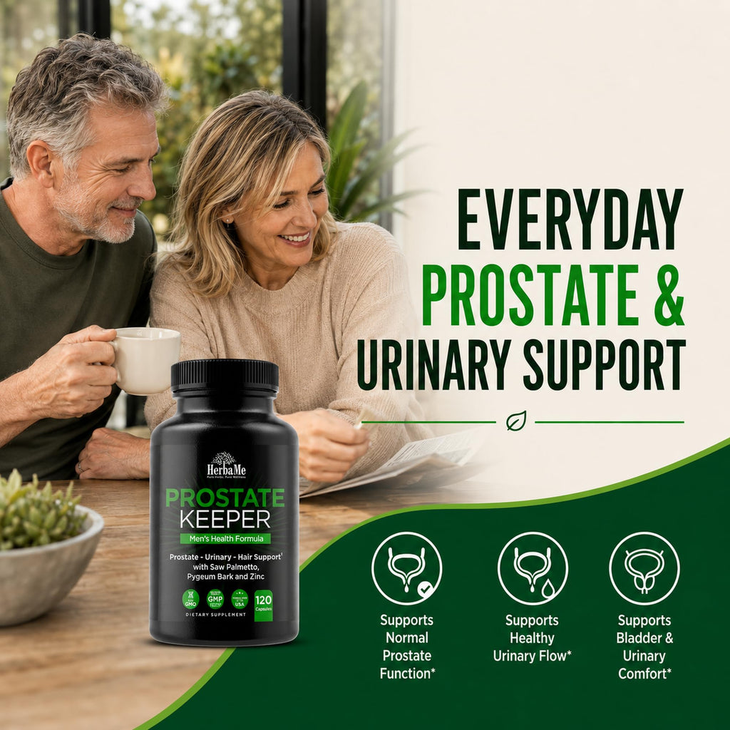HerbaMe Prostate Health Supplement for Men & Urinary Support - 120 Capsules - image 3