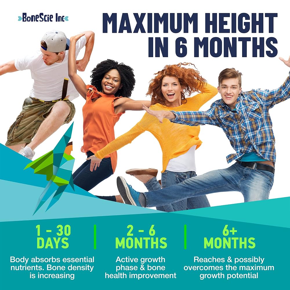Bonescie Height Growth Maximizer Capsules - 120 Capsules - image 5