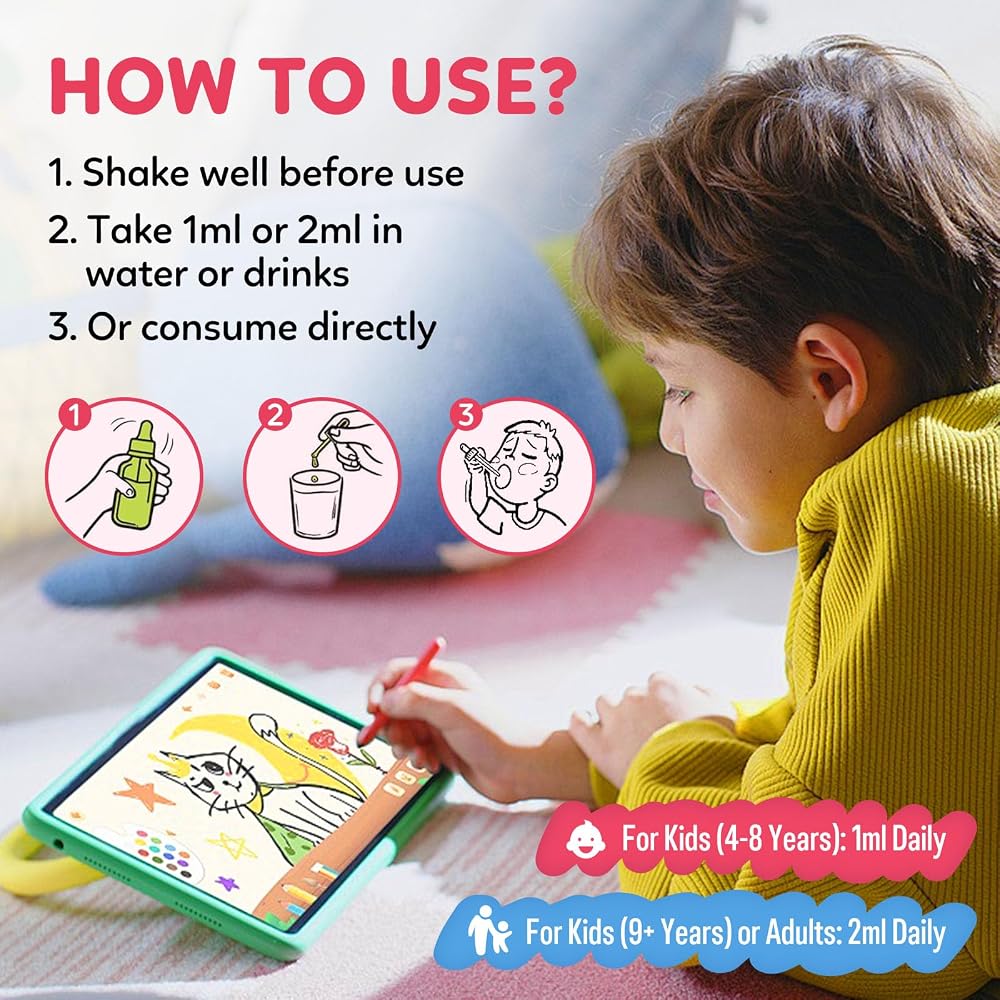 dilib Kids Magnesium Liquid Drops - Liquid Magnesium Glycinate