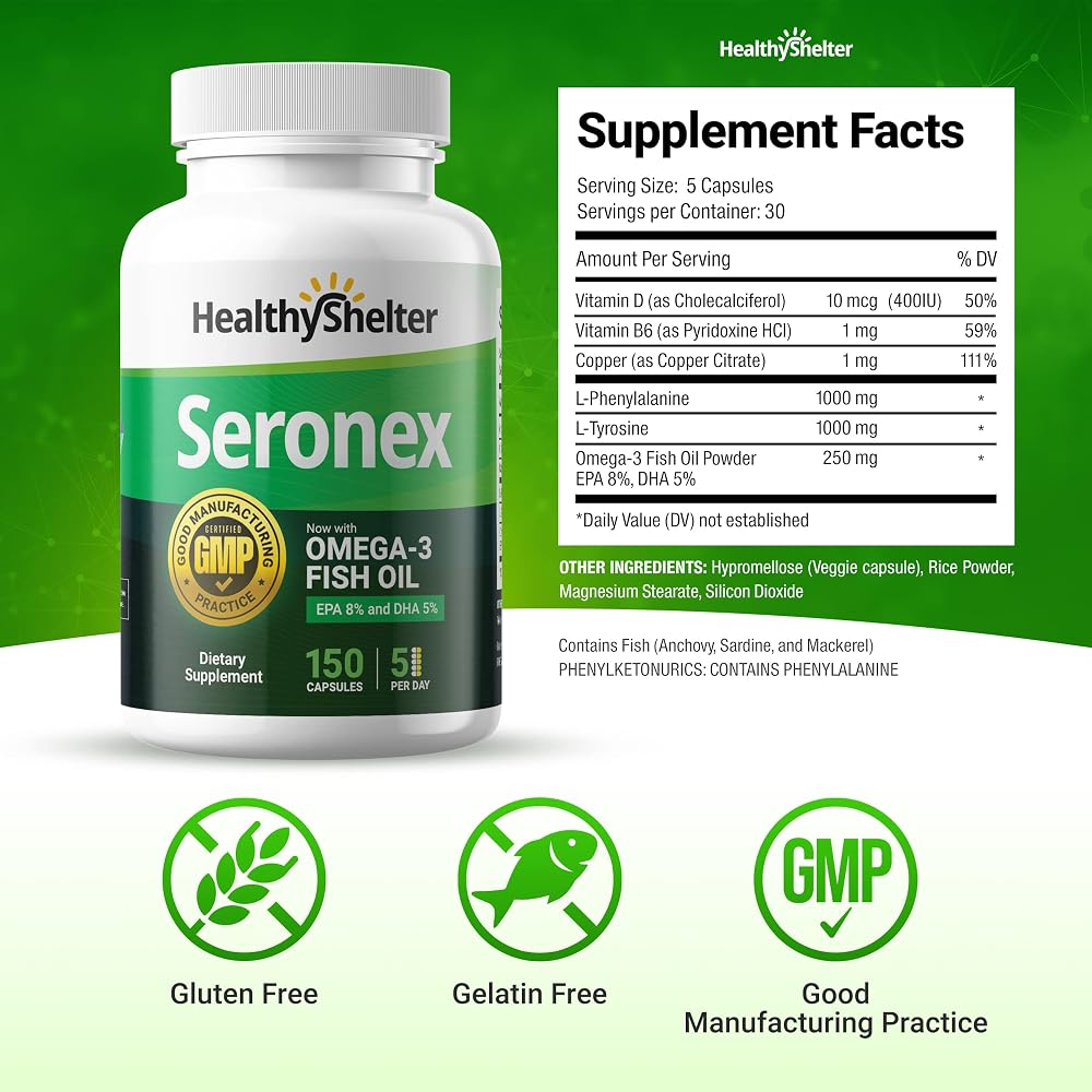 Healthy Shelter Seronex Skin Pigmentation Support - 150 Capsules - image 3