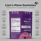 Stay Wyld Organics Brain Food+ Mushroom Gummies for Focus - 30 Servings - image 5