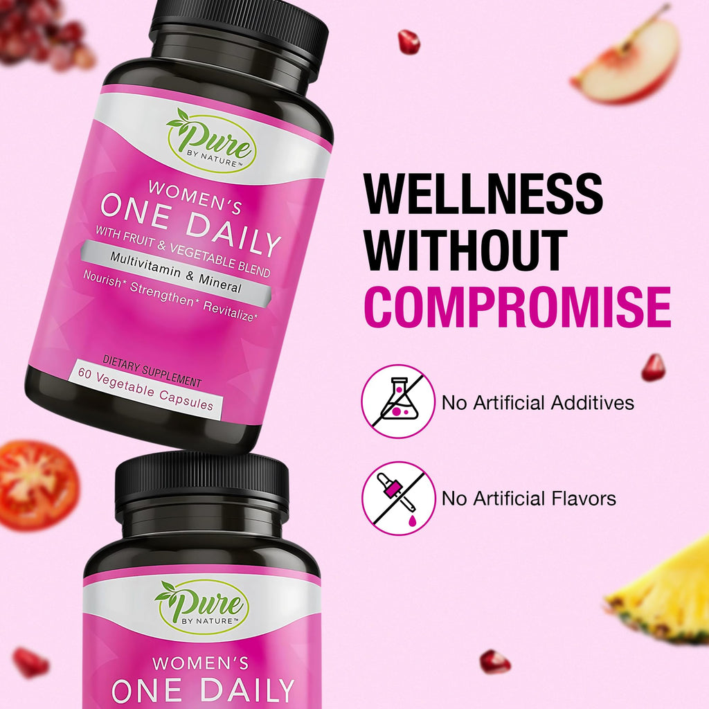 Pure By Nature One-Daily Multivitamin for Women - 60 Capsules - image 3