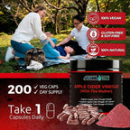 Purity's Best Apple Cider Vinegar with The Mother 300 mg - 200 Capsules - image 5