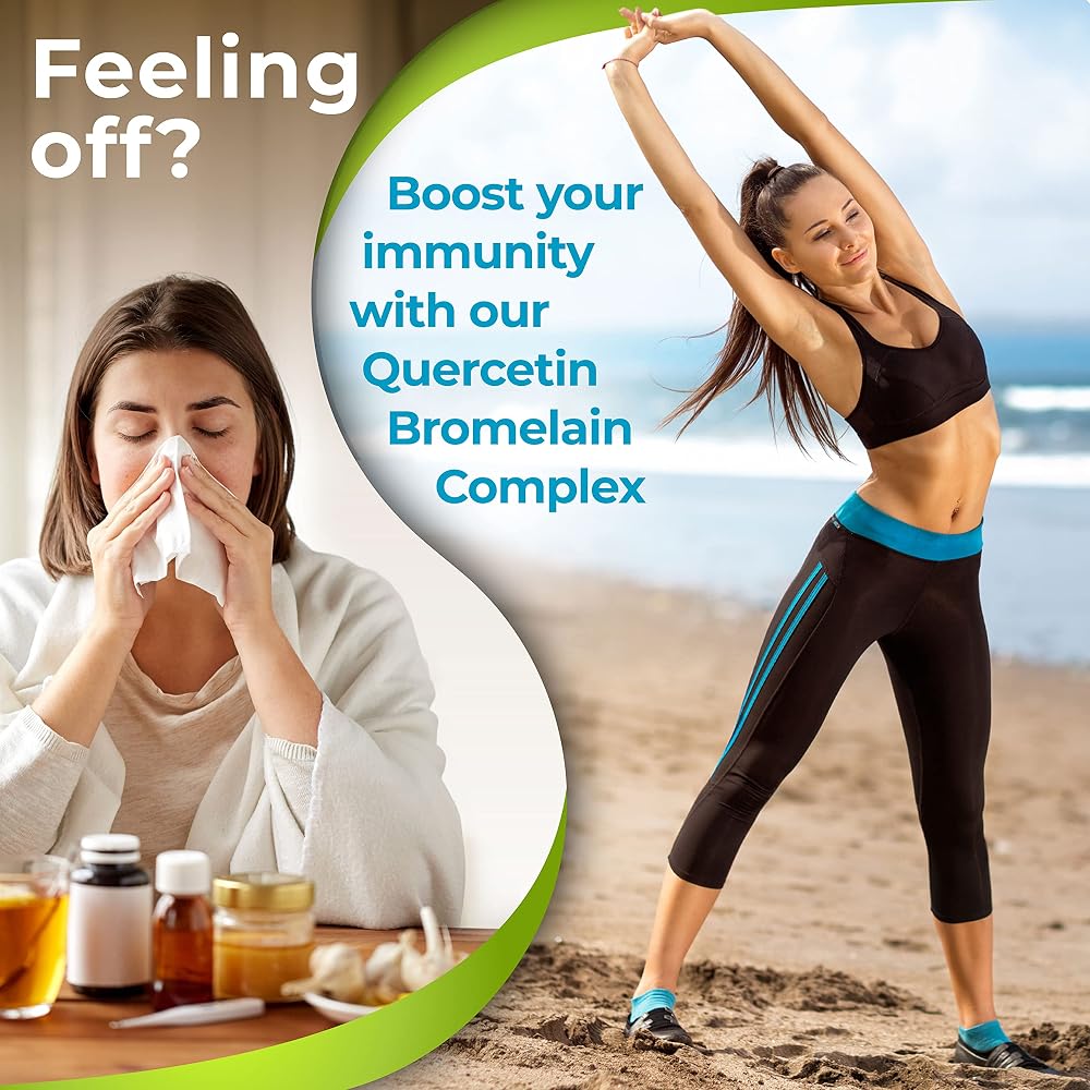 SUPPLEMENTS STUDIO Quercetin with Bromelain Antioxidant - 120 Capsules - image 7