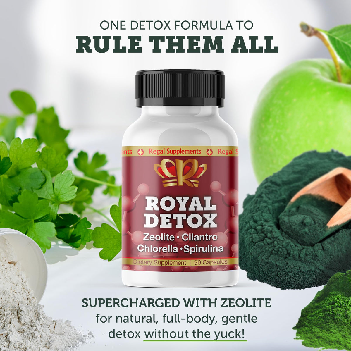 Zeo Health Royal Detox Full Body Cleanse - 90 Capsules - image 2