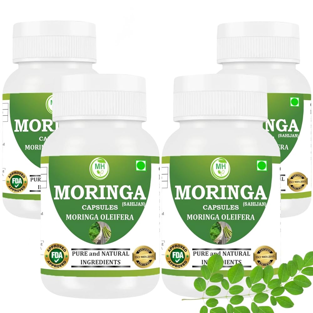Morsan Healthcare Organic Moringa Capsules - 240 Vegan Capsules
