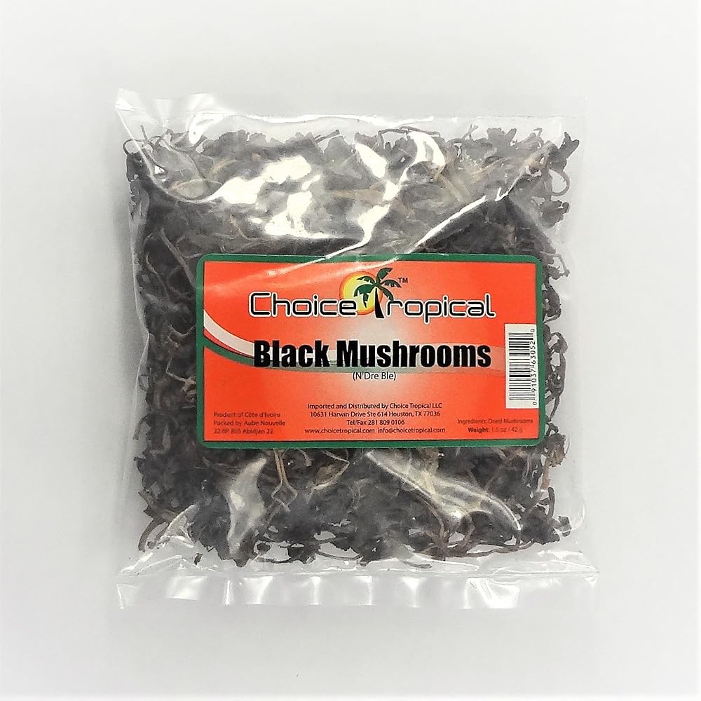 Choice Tropical African Black Mushrooms - 2 Count