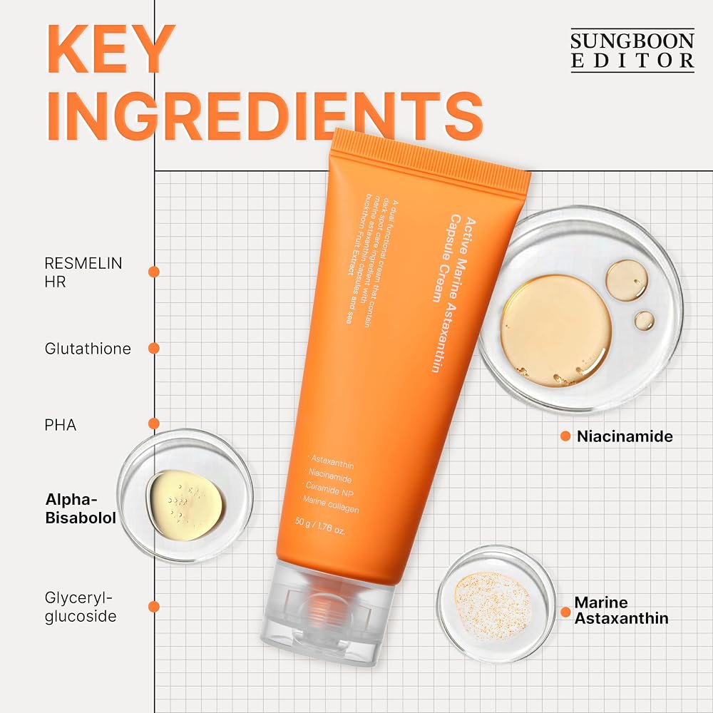 SUNGBOON EDITOR Active Marine Astaxanthin Capsule Cream - 5.29 Fl Oz - image 4
