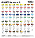 GOLDEN Chromium Oxide Green Slow-Drying Acrylic Paint - 5 fl. oz. - image 7