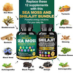 Bualle Shilajit Capsules with Ashwagandha & Ginseng - 120 Capsules - image 2