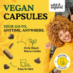 Wild & Organic Black Maca Capsules 500 mg - Overall Support