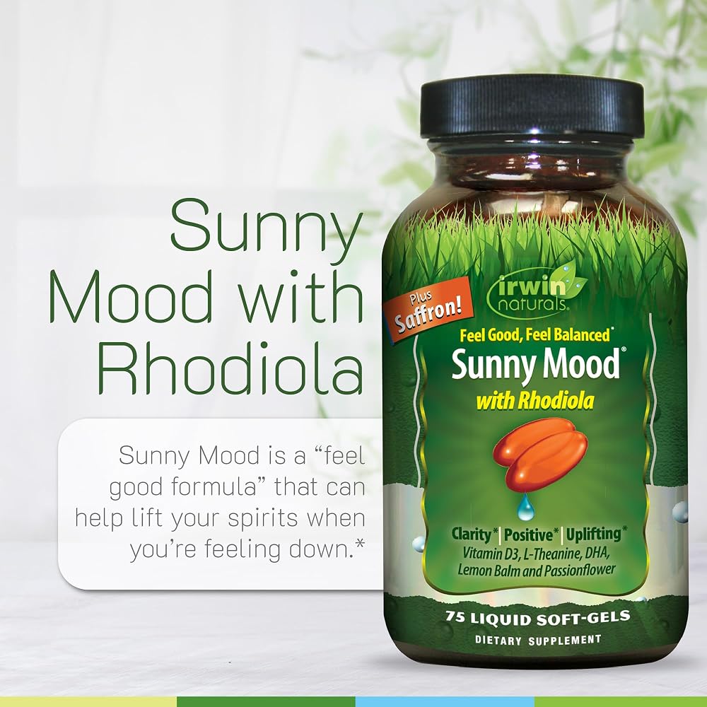 Irwin Naturals Sunny Mood Emotional Balance & Mood Support - 75 Softgels - image 5