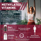 Nextdia B Complex Gummies for Men & Women, Methylated - 120 Count - image 3
