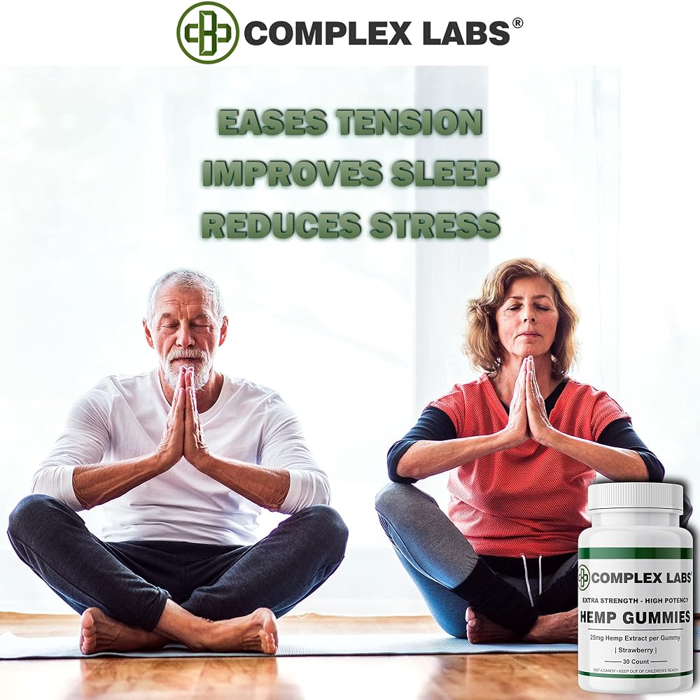 Cbdcomplex Labs Hemp Gummies 50mg Pure Extract - 30 Count - image 5