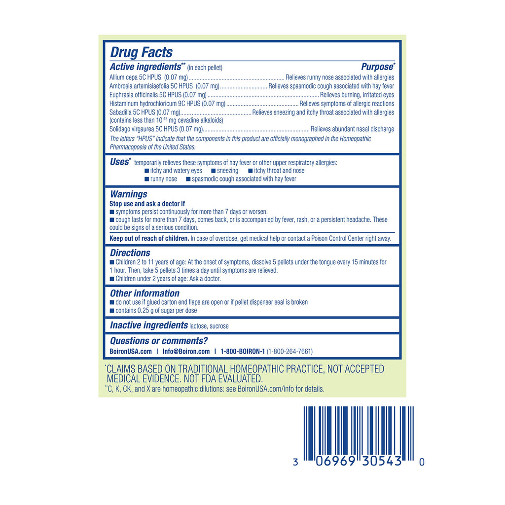 Boiron AllergyCalm Kids Pellets for Relief from Allergy and Hay Fever - image 10