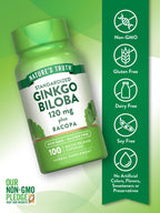 Nature's Truth Ginkgo Biloba 120mg Plus Bacopa - 100 Capsules - image 3