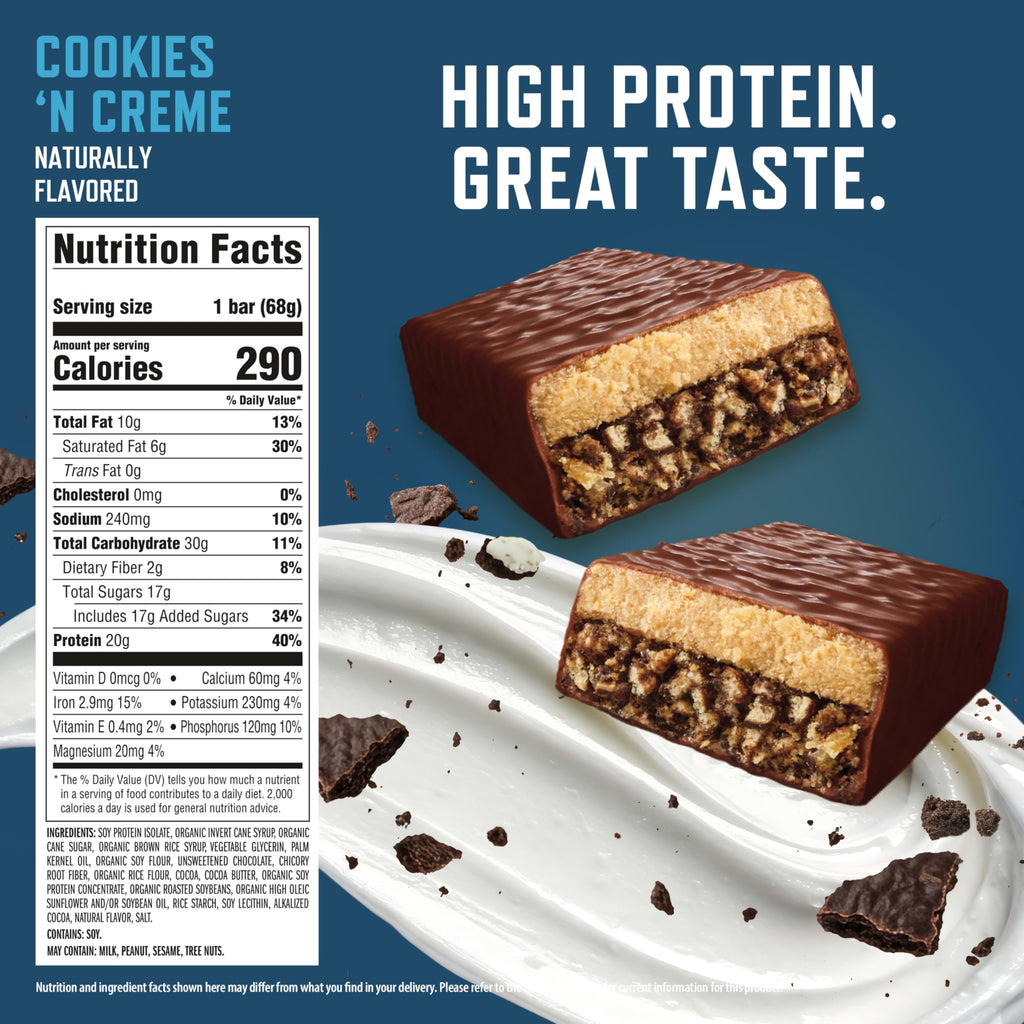 CLIF BUILDERS Protein Bars, Chocolatey Peanut Butter, Gluten Free