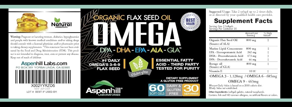 Aspen Hill Labs Wild Caught Antarctic Omega 3 Fish Oil - 60 Softgels - image 4