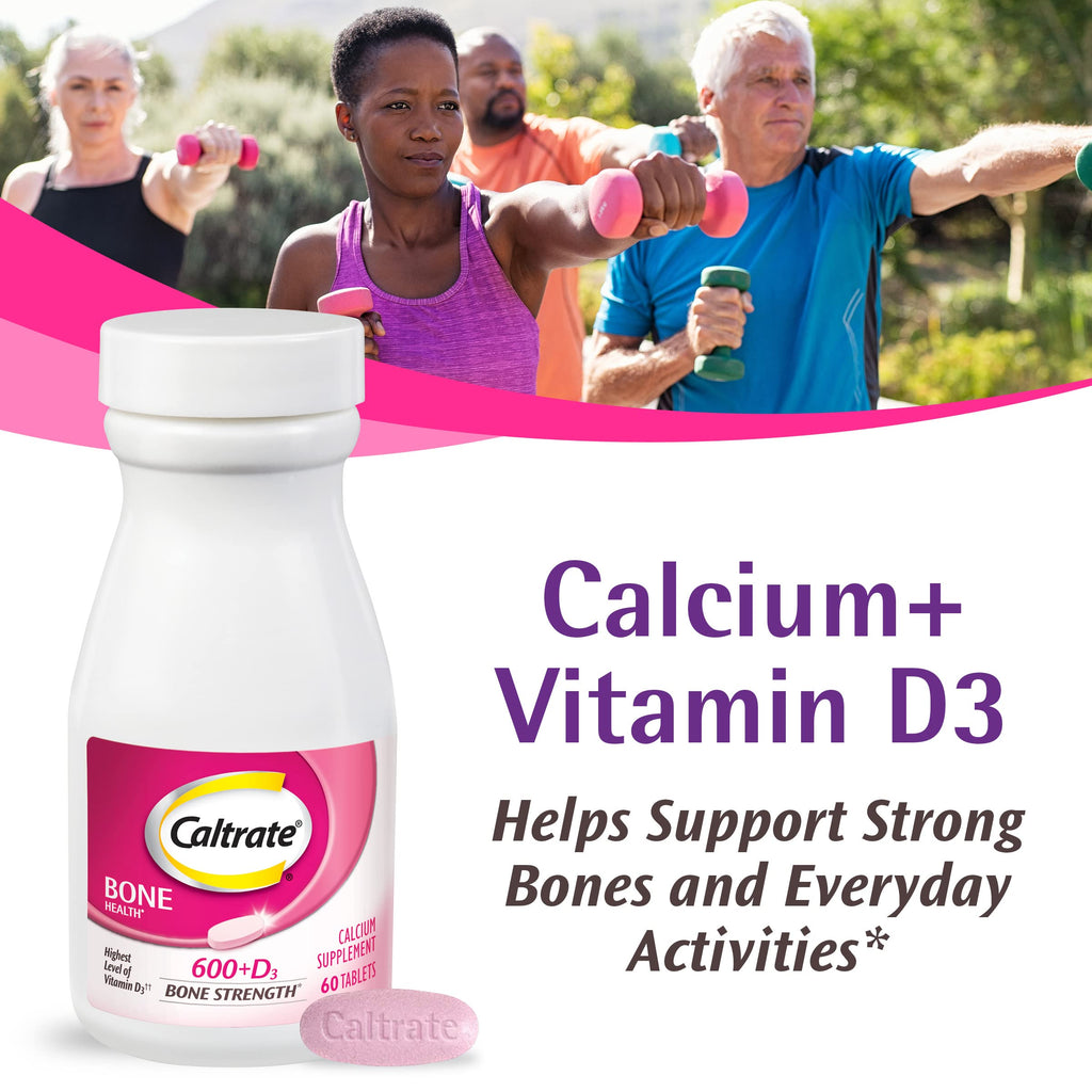 Caltrate 600 Plus D3 Calcium and Vitamin D Supplement - 120 Tablets - image 2