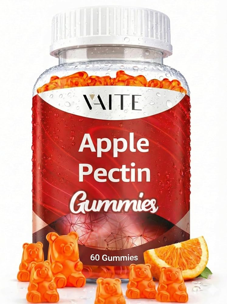 VAITE Apple Pectin Gummies High-Fiber Digestive Support - 60 Gummies