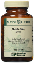 Mediherb Chaste Tree Herbal Supplement - 2 x 120 Tablets