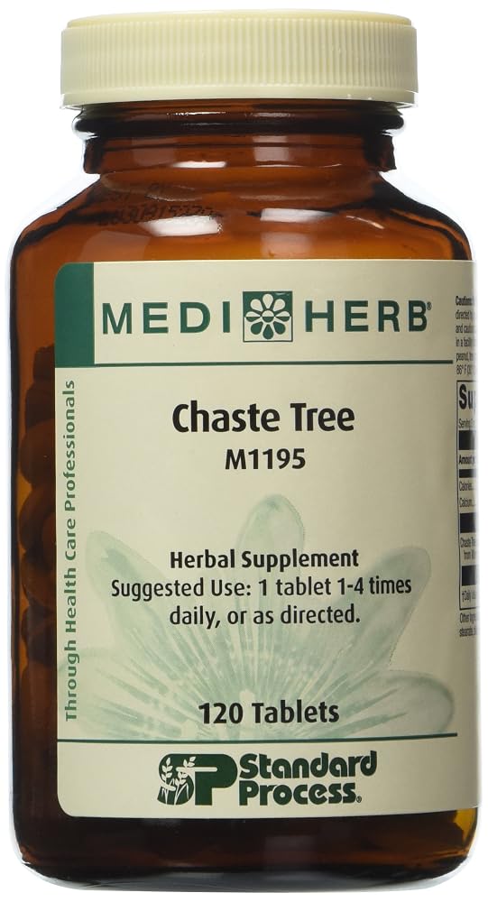 Mediherb Chaste Tree Herbal Supplement - 2 x 120 Tablets