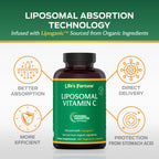 Life's Fortune Liposomal Vitamin C 2100 mg Immune Support - 180 Capsules - image 3