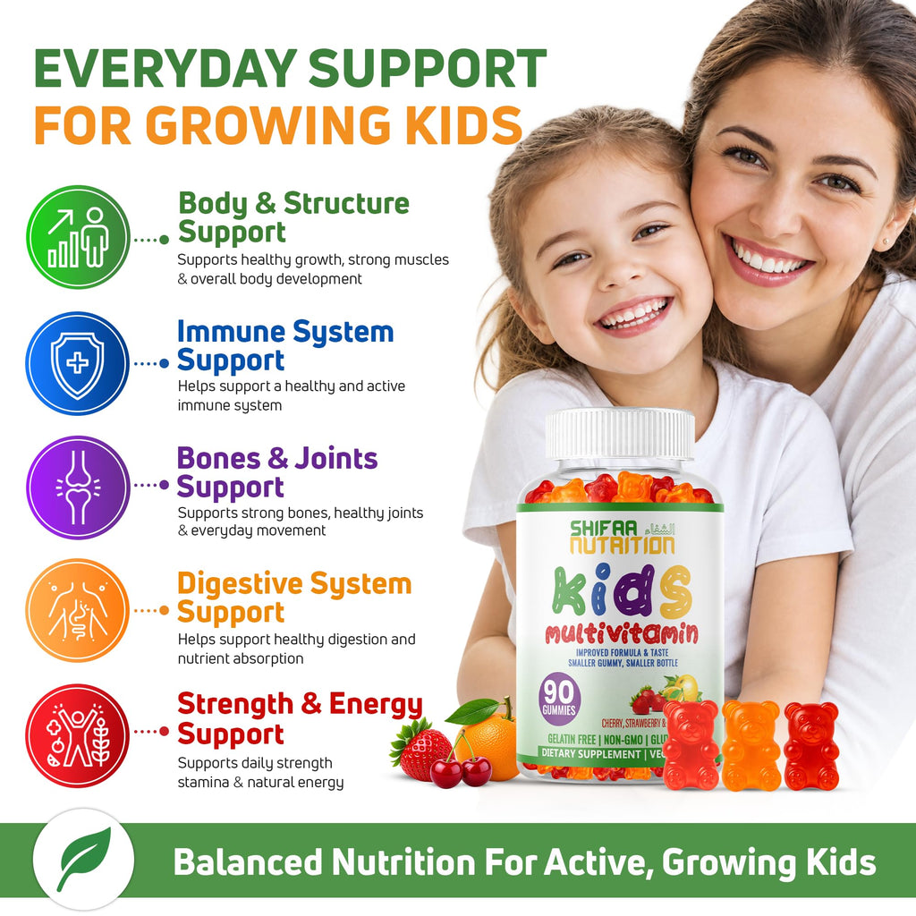 SHIFAA NUTRITION Halal Kids Multivitamin Gummies - 90 Count - image 3