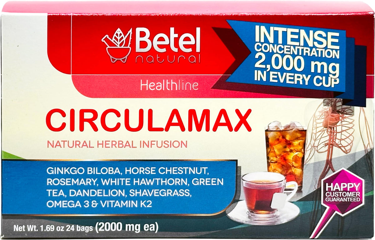 Betel Natural Circulamax Herbal Tea Blend - 24 Tea Bags - image 3
