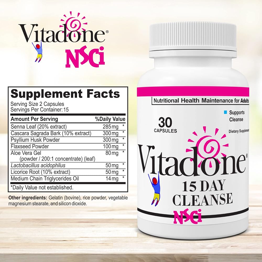 Vitadone Cleanse Digestive Supplement - 30 Capsules - image 9
